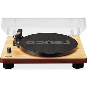 LS-50 draaitafel met houten kast - USB vinyl naar digitaal - riemaandrijving - 2 x stylus (naald)