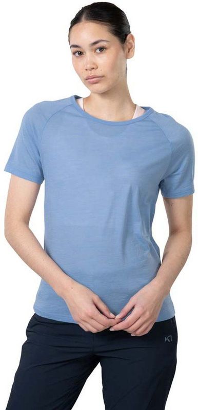 Kari Traa - Sanne - T-shirt - Blauw - Korte Mouwen - Wol