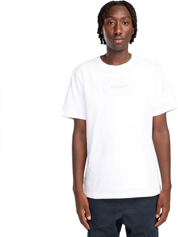 Element - Simple Logo - T-shirt - Wit - Korte Mouwen