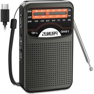 Draagbare Radio - Oplaadbaar en Compact - Geschikt voor Ouderen