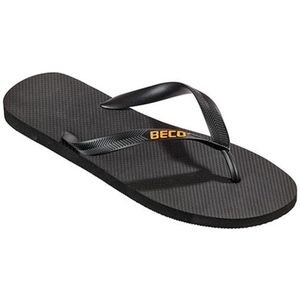 BECO heren teenslippers - zwart - maat 40-41