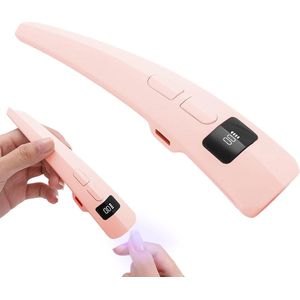 Universele UV-nagellamp - draagbare zaklamp met LCD-scherm