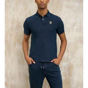 Blauervoor - 25SBLUT02315 - Poloshirt - Blauw - Katoen - Korte Mouwen