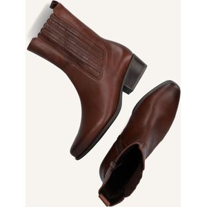 Gabor - Enkellaars - Cognac - Leer - Met Ritssluiting