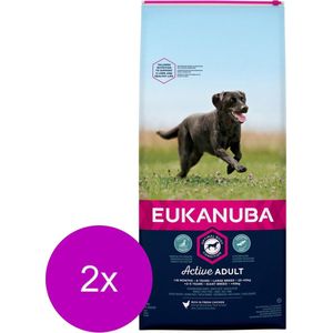 Eukanuba Adult Large Breed Kip - Hondenvoer - 2 x 3 kg