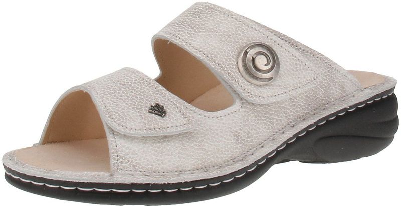 Finn Comfort - Colina - Damesschoenen - Taupe - Leer - Klittenbandsluiting