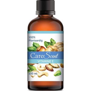 CareScent Vitamine E Olie (Koudgeperst) | Basisolie | Plantaardige Olie | Etherische Olie Verdunnen Basis Olie - 100 ml