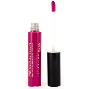 Makeup Revolution - Lip Euphoria - Lipgloss - Roze - 7 ml