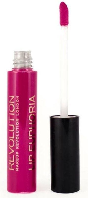 Makeup Revolution - Lip Euphoria - Lipgloss - Roze - 7 ml