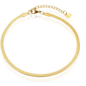 LGT JWLS Enkelband Herringbone Goud - 3mm