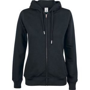 Clique Premium OC Hoody Full Zip Women 021005 - Zwart - M