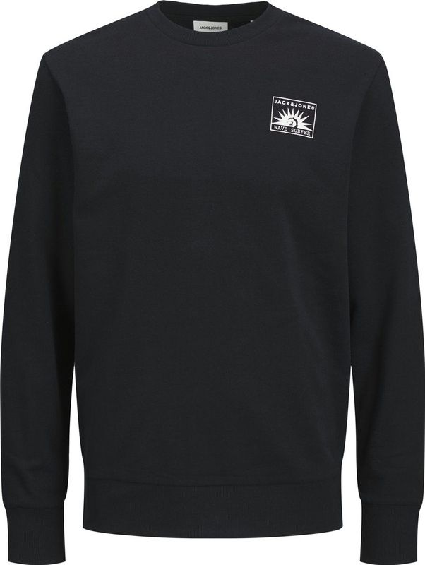 Jack&Jones - Jjone Coor Summer Sweat Crew Neck - Zwart - Sweatshirt