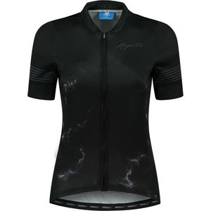 Rogelli Marble Fietsshirt - Korte Mouwen - Dames - Zwart, Grijs - Maat XL