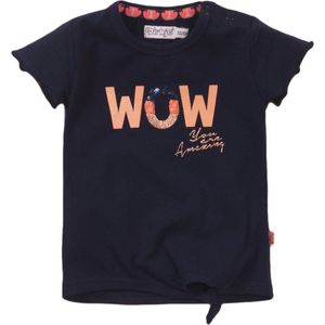 Dirkje baby meisjes t-shirt WOW navy