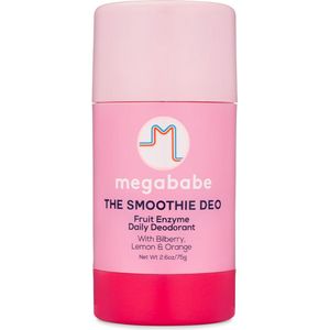 Megababe The Smoothie Deo – Dagelijkse Deodorant met Fruit Enzymen – Bilberry, Citroen & Sinaasappel – 75g