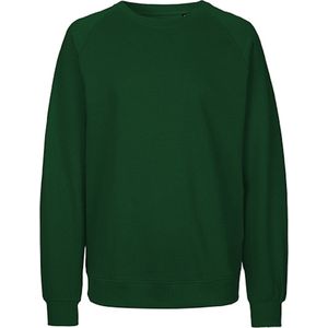 Fairtrade unisex sweater met ronde hals Bottle Green - 3XL