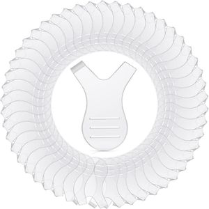 TRANKIELO® - 50 stuks Y-vormige wimperborstelkam – Siliconen wimpers lift en separator – Perfect voor wimper permanent