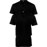 Alan Red - T-Shirt V-Neck Stretch Zwart 2-Pack - Heren - Maat XXL - Body-fit