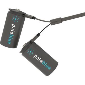 Pale Blue Earth - D USB oplaadbare batterijen (2x) - lithium - USB oplaadbaar - Duurzaam - 1% for the planet