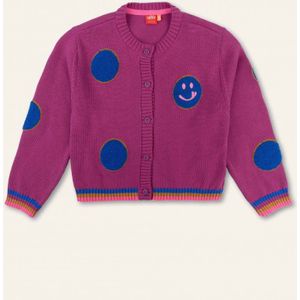 Oilily - Vairy cardigan - Paars - 92/2T