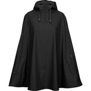 Ralka Regenponcho Senior - Sizzle - Zwart - L/XL