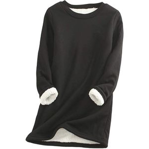 Dames Langarm Sweatshirt Fleece Truien voor Diverse Seizoenen