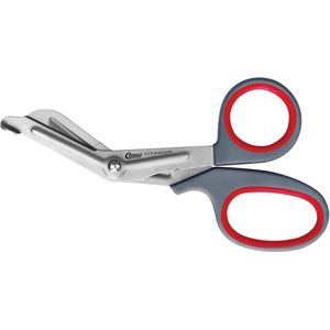 Clauss - Verbandschaar - Grijs/Rood - 19 cm - Titanium Blad