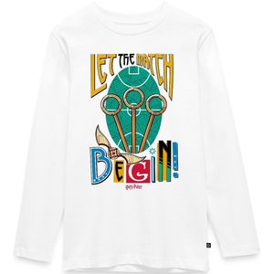 Harry Potter Let The Match Begin Quidditch Premium T-Shirt Tiener Met Lange Mouwen