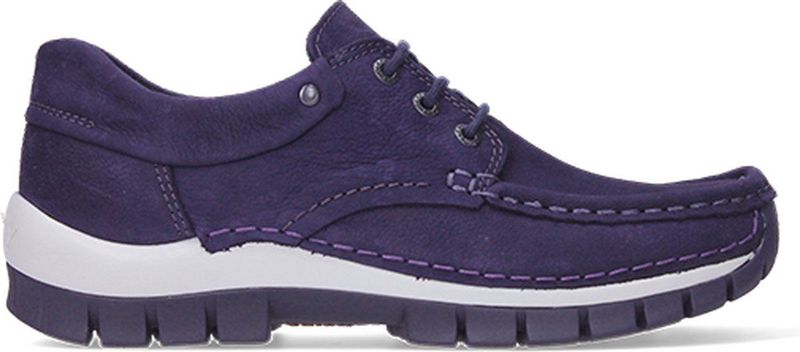 Wolky Veterschoenen Fly paars nubuck