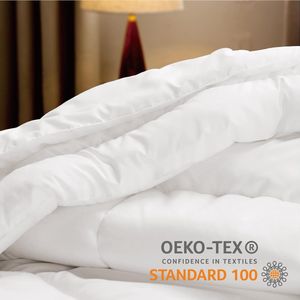 dekbed 240x220 cm 4 seizoenen, Oeko-Test gecertificeerde ademende sprei, superzachte gezellige quilt