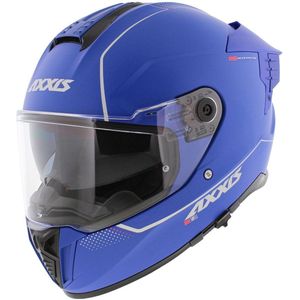 Axxis Hawk SV Evo Integraal helm solid mat blauw XS