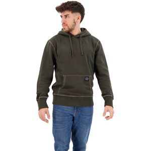 Superdry Contrast Stitch Relaxed Sweatshirt Met Rits Groen Man