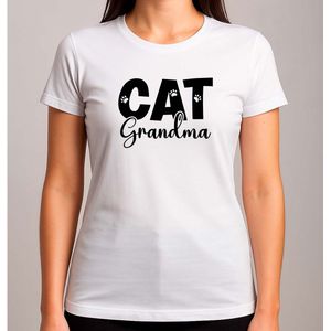 Cat grandma - T Shirt - Cat - CuteCat - CatLover - CatLife - Kat - LieveKat - GrappigeKat - KattenLiefhebber - BestMom - MamaLeven