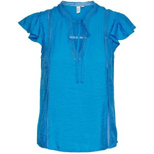 Vero Moda Katinka S/L Top Wvn Ibiza Blue BLAUW XS