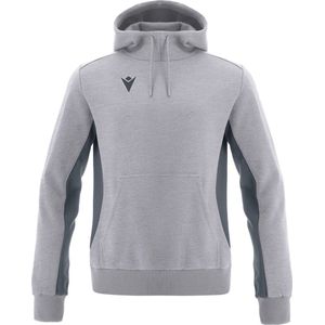 Macron Dance Sweater Met Kap Kinderen - Grijs Gemeleerd / Antraciet | Maat: 9-10 Y