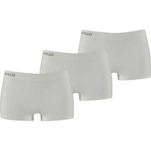 3pk Naadloos Ondergoed Dames - Hipsters - Wit - L