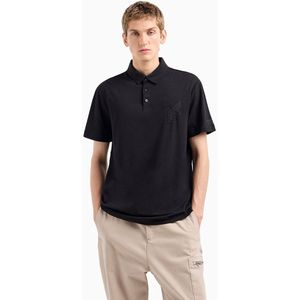 Armani Exchange - 6DZFAC-ZJ9SZ - Poloshirt - Zwart - Korte Mouw