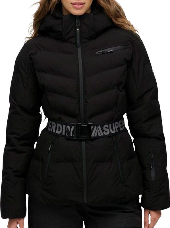 Superdry Luxe Belted Padded Skijas Dames - Maat XL