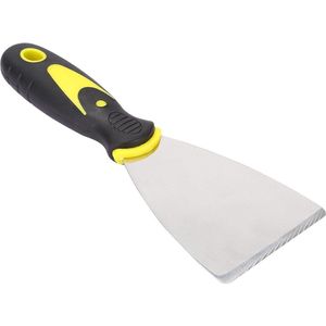 3-inch multifunctionele schep met rubberen handgreep - hetelbed modelopnameschep - gereedschap voor het verwijderen van 3D-printermodellen .