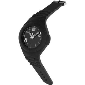 TOO LATE - siliconen horloge - MASH UP LORD REG - Ø 40 mm - black