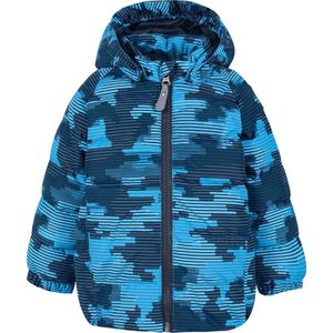 Color Kids - Winterjas voor baby's en kinderen - AOP - Blauw - maat 86cm