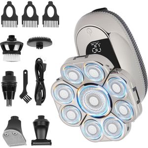 Lexium Foil shaver - Shaver - Scheerapparaat mannen - Scheerapparaat hoofd - Baardtrimmer Trimmer