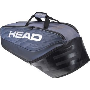 HEAD Tennistas Core 6R Supercombi Antraciet Zwart Wit