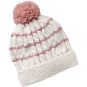 Vertbaudet Gevlochten set voor meisjes muts + snood + wanten/handschoenen