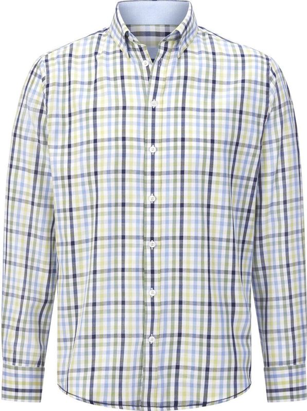 MARININI - Overhemd - Blauw - Geruit