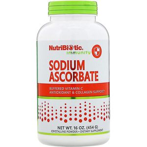 NutriBiotic - Vitamine C Poeder - Ontzuurd - 454 gram