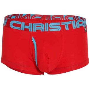 Andrew Christian Fly Tagless Boxer w/ ALMOST NAKED® Red - MAAT S - Heren Ondergoed - Boxershort voor Man - Mannen Boxershort