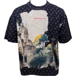 Carlo Colucci - C3375/201 - T-shirt - Zwart