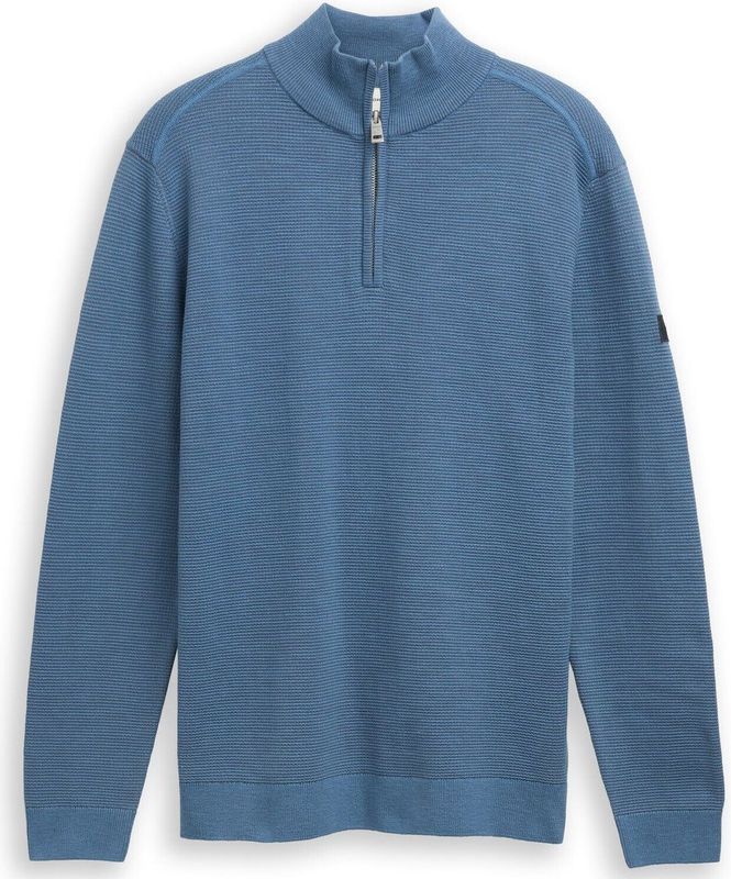 Tom Tailor Troyer gebreide trui van katoen