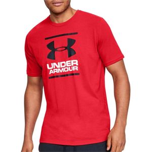 Under Armour GL Foundation  Sportshirt - Maat S  - Mannen - rood/zwart/wit